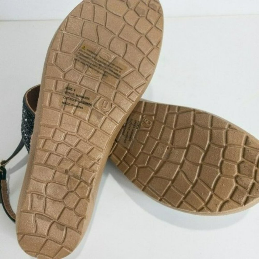 Olivia Miller Bronte Sandals Black 7 - Picture 6 of 6